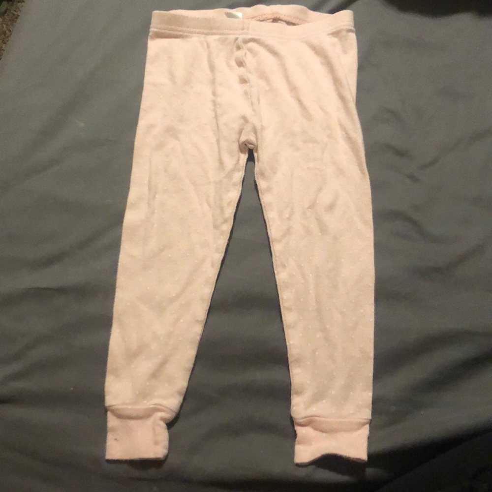 Pink polka dot pj pants